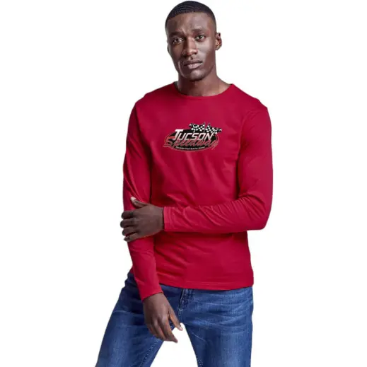 Mens Long Sleeve Portland Red Main
